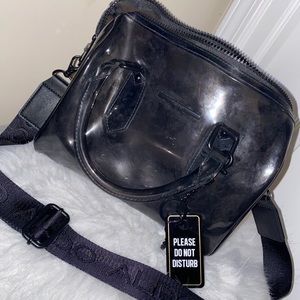 Aldo Clear small tote with crossbody strap